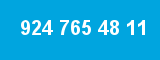 924 765 48 11 924 765 48 11